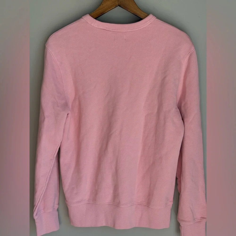 J. Crew Mens Crew Neck Sweatshirt Light Pink Size S